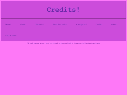 credits screenshot