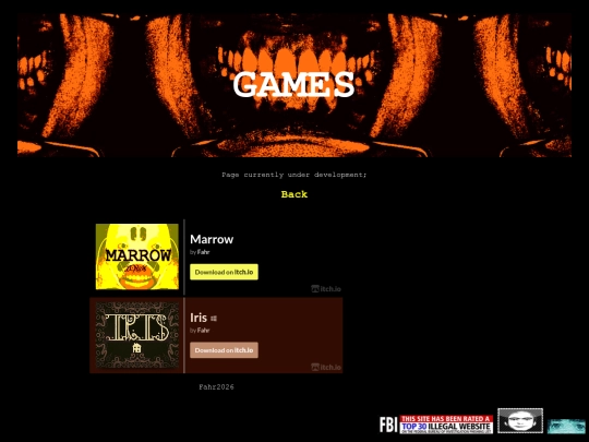 Games screenshot