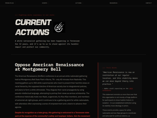 actions screenshot