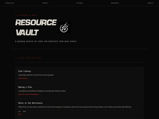 resources screenshot