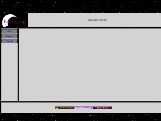 Interests screenshot