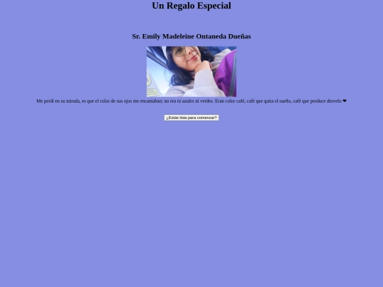 Regalo/Index screenshot