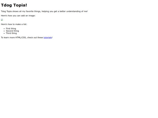index screenshot