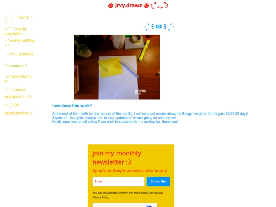 newsletter/newsletter screenshot