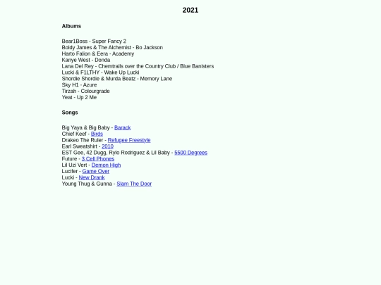 2021-lists screenshot