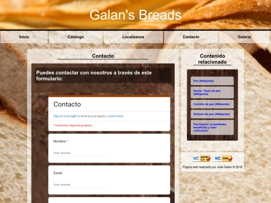 contacto screenshot