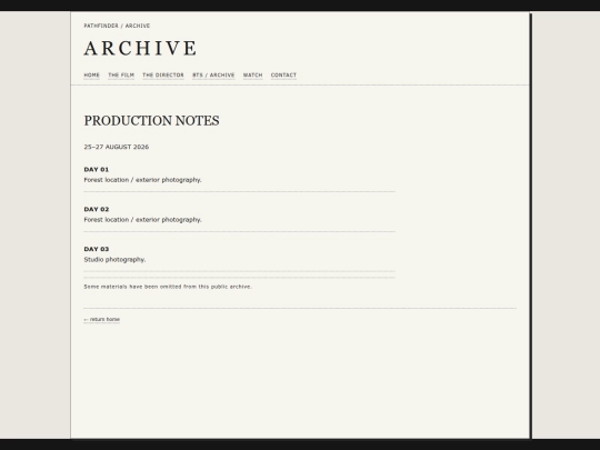 archive screenshot