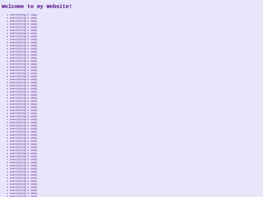 index screenshot