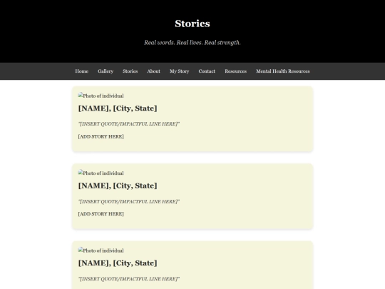 stories screenshot