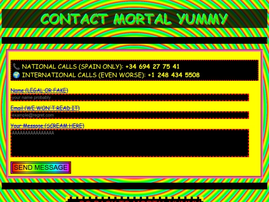 contact screenshot