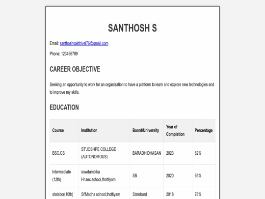 index screenshot