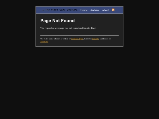 not_found screenshot