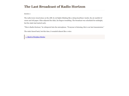 radio-horizon screenshot