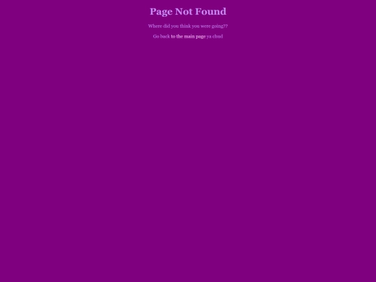 not_found screenshot