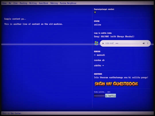 index screenshot