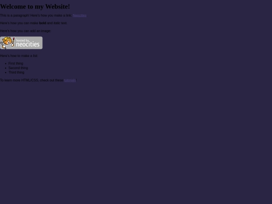 violet screenshot