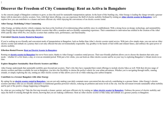 discover-the-freedom-of-city-commuting-rent-an-activa-in-bangalore screenshot