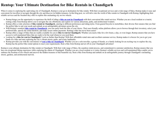 rentop-your-ultimate-destination-for-bike-rentals-in-chandigarh screenshot