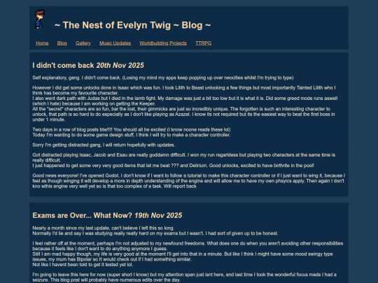 blog screenshot