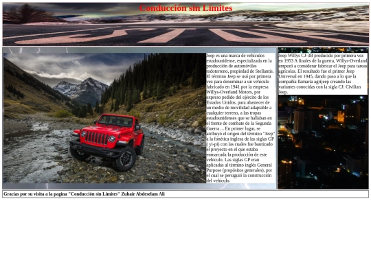 html/jeep screenshot