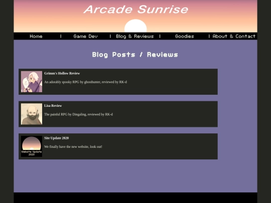 blog screenshot