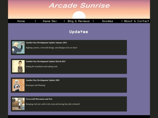 updates screenshot
