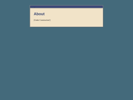 blog/about screenshot