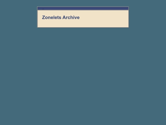 blog/archive screenshot
