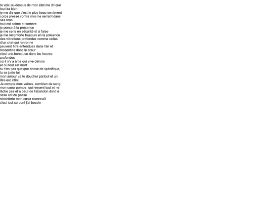 random pages/poem screenshot