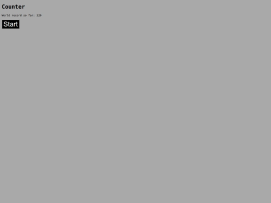 tests/counter screenshot