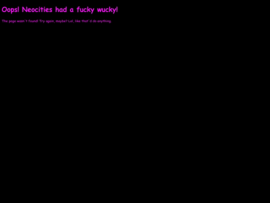 not_found screenshot