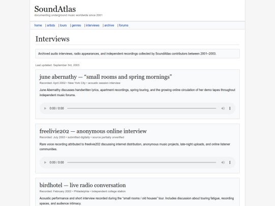 interviews screenshot