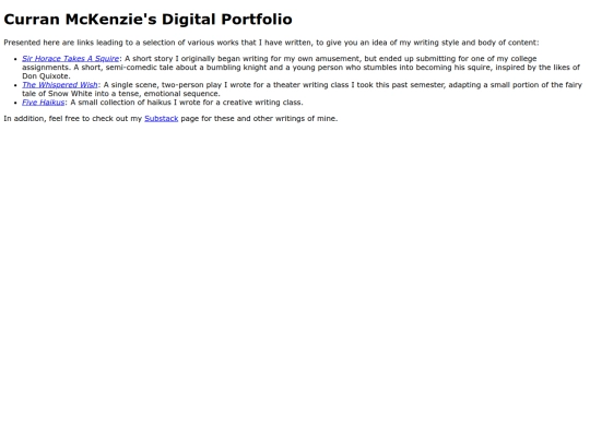 digitalportfolio screenshot