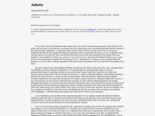 Juliette_EN screenshot