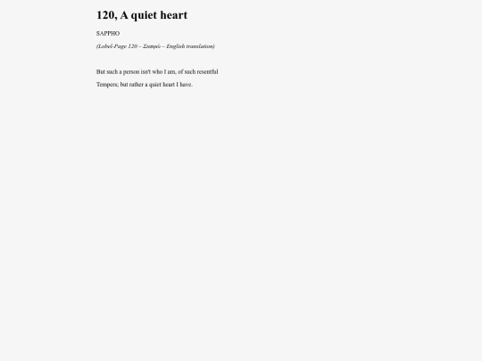 Sappho120 screenshot