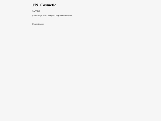 Sappho179 screenshot
