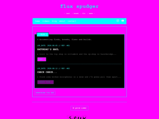 blog screenshot