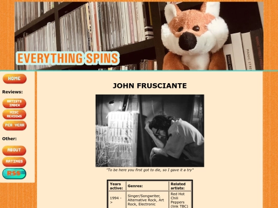 artists/jfrusciante screenshot
