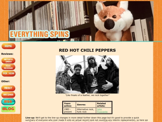 artists/rhcp screenshot