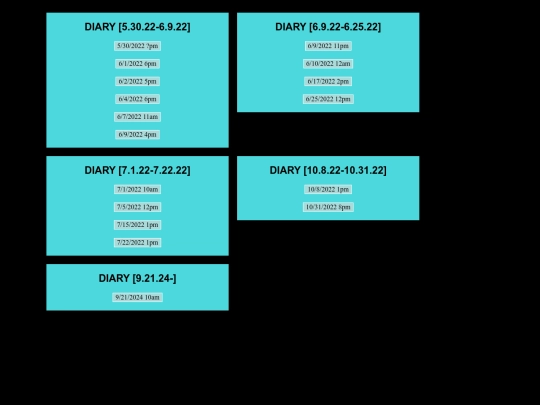 diary screenshot