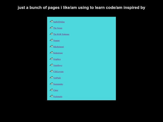 sites screenshot