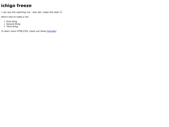 index screenshot