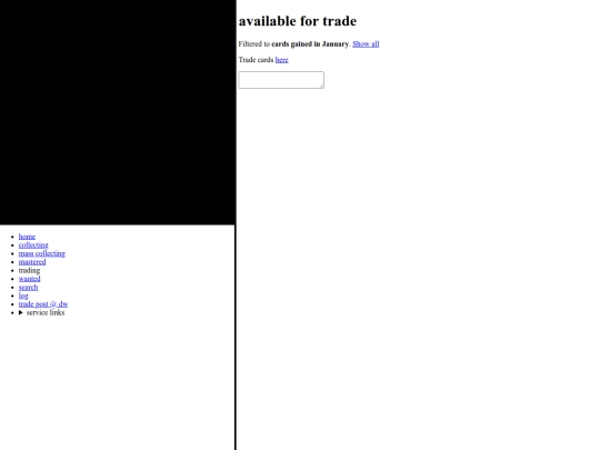 trade/recent screenshot