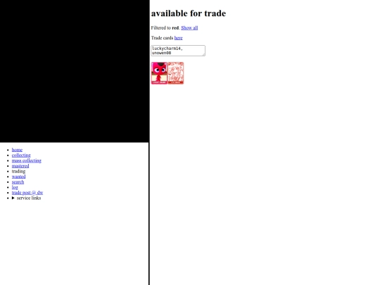 trade/red screenshot