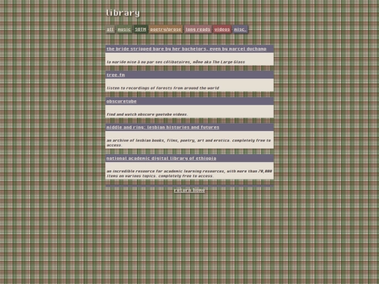 library/misc screenshot