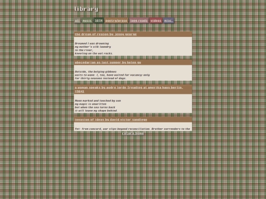 library/poetry screenshot