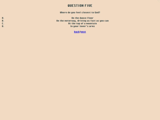 quiz/five screenshot