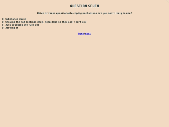 quiz/seven screenshot