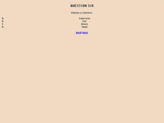 quiz/six screenshot