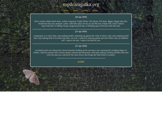 works/freewriting-archive screenshot